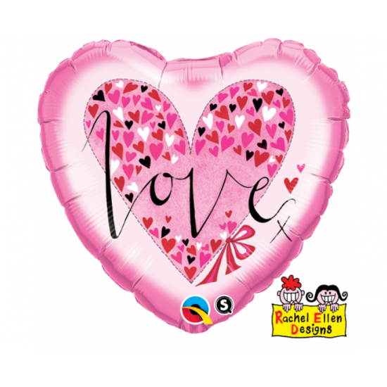 Μπαλόνι Foil 18" Καρδιά Love Little Hearts - Rachel Ellen 46εκ Μπαλόνι Foil 18" Καρδιά Love Little Hearts - Rachel Ellen 46εκ