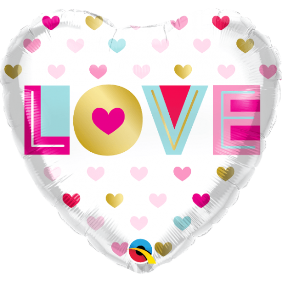 Μπαλόνι Foil Αγάπης Καρδιά “love” 46 εκ. Μπαλόνι Foil Αγάπης Καρδιά “love” 46 εκ.