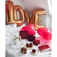 Golden LOVE Decoration