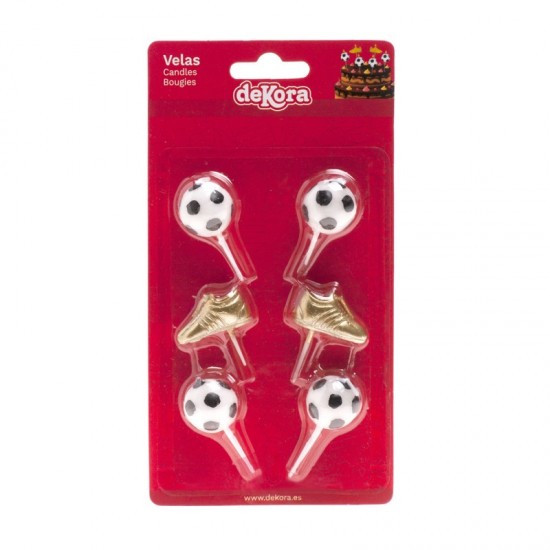 Κερί Σετ Ποδόσφαιρο 5cm x6 Κερί Σετ Ποδόσφαιρο 5cm x6