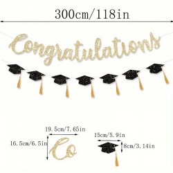 Γιρλάντα Αποφοίτησης - Congratulations 3m.