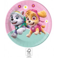 Πιάτα Μεγάλα Paw Patrol Skye & Everest  8τεμ