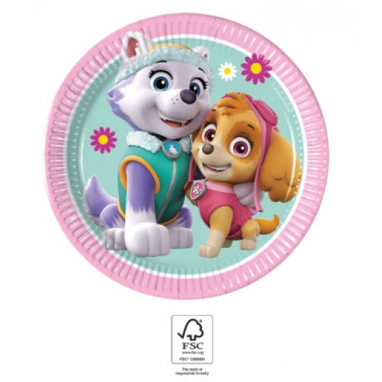 Πιάτα Μικρά Paw Patrol Skye & Everest 8τεμ Πιάτα Μικρά Paw Patrol Skye & Everest 8τεμ