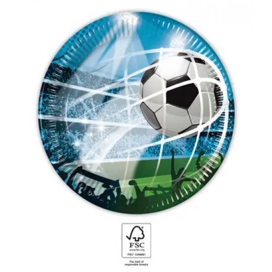 Πιάτα Μικρά πάρτυ Ποδόσφαιρο – Soccer Fans 8 τεμ