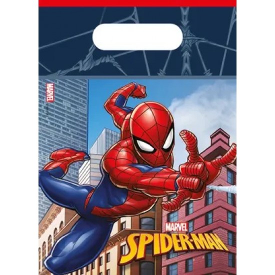 Σακουλάκια Για Δώρα Spider man 6τεμ Σακουλάκια Για Δώρα Spider man 6τεμ