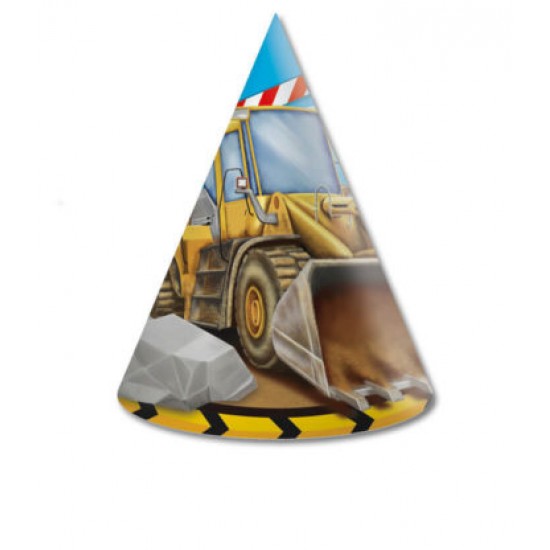 Καπελάκια Construction 6τεμ Καπελάκια Construction 6τεμ