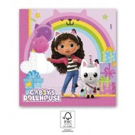Χαρτοπετσέτες Μεγάλες Gabby’s Dollhouse (20 τεμ)