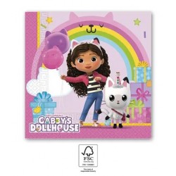 Χαρτοπετσέτες Μεγάλες Gabby’s Dollhouse (20 τεμ)