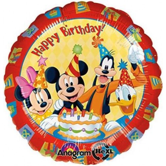 Μπαλόνι Foil Mickey And Friends - Happy Birthday Μπαλόνι Foil Mickey And Friends - Happy Birthday