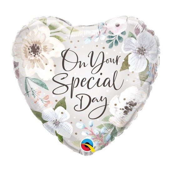 Μπαλόνι Foil 18" Καρδιά On Your Special Day / 46 εκ Μπαλόνι Foil 18" Καρδιά On Your Special Day / 46 εκ