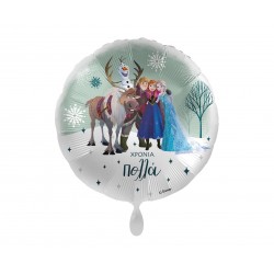 Μπαλόνι Φοιλ 17" Χρόνια πολλά Frozen - Elsa & Olaf / 43 εκ