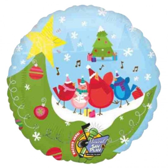 Μπαλόνι χριστουγεννιάτικο μουσικό 81 εκ