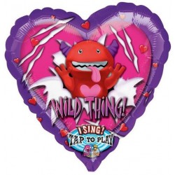 Μπαλόνι Foil 29” Καρδιά ‘Wild Thing’ που τραγουδάει