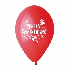 12″ Μπαλόνι Merry Christmas Ζαχαρωτά (25 τεμ)