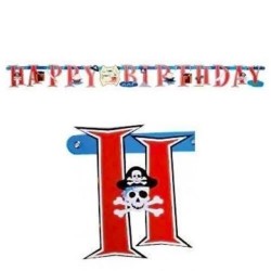 Banner πειρατές Happy Birthday 1,85μ