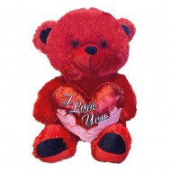 Αρκουδάκι κόκκινο με καρδιά Ι Love you