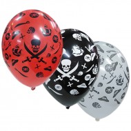 Μπαλόνια Λάτεξ 12'' Τυπωμένα Πειρατικό Σχέδιο