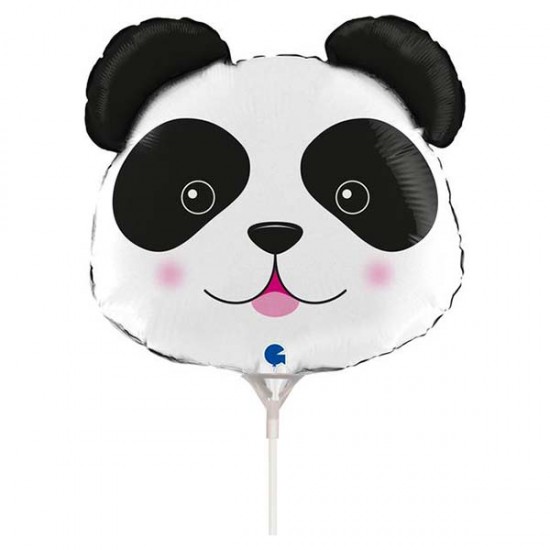 Μπαλόνι Foil 14” Mini Shape Κεφάλι Αρκουδάκι Panda