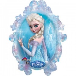 Μπαλόνι Foil 30″ Καθρέπτης Frozen Elsa και Anna