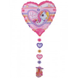 Μπαλόνι Foil  DROP-A-LINE PONY 