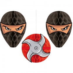 Κυψέλες Διακοσμητικές Ninja (3 τεμ.)