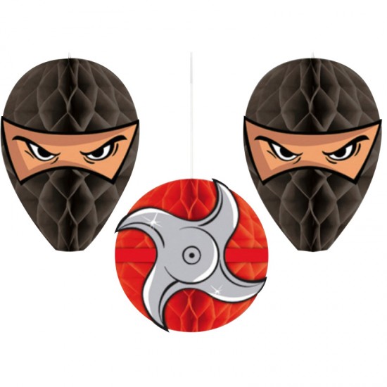 Κυψέλες Διακοσμητικές Ninja (3 τεμ.)