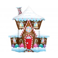 Μπαλόνι Foil Χριστουγεννιάτικο Decorated Gingerbread House