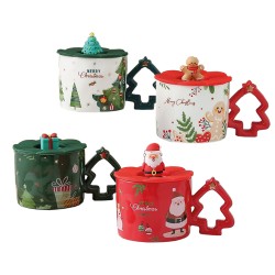 Χριστουγεννιάτικη Κούπα με Καπάκι
