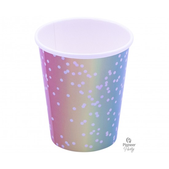 Ποτήρια Rainbow Ombre 250ml /8 τεμ Ποτήρια Rainbow Ombre 250ml /8 τεμ