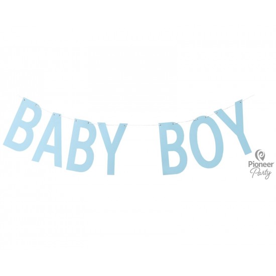 Γιρλάντα Γράμματα Baby Boy Σιέλ / 200 εκ Γιρλάντα Γράμματα Baby Boy Σιέλ / 200 εκ