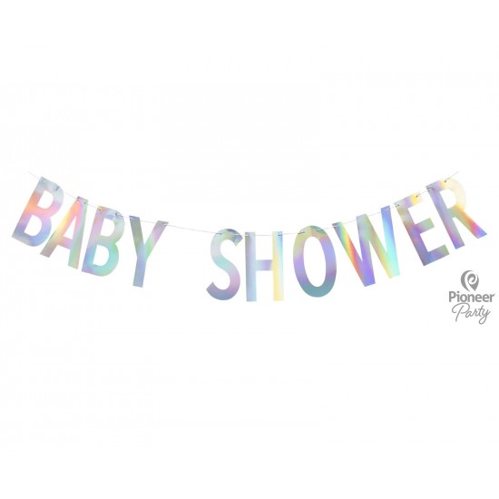 Γιρλάντα Γράμματα Baby Shower Iridescent / 200 εκ Γιρλάντα Γράμματα Baby Shower Iridescent / 200 εκ