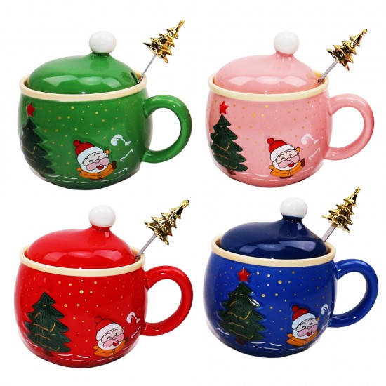 Κούπα με κουταλάκι και καπάκι 