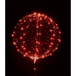 Διάφανο μπαλόνι φωτιζόμενο με Κόκκινο LED