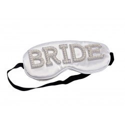 Μάσκα ματιών με πέρλες " Bride"