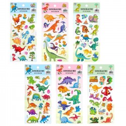 Αυτοκόλλητα Puffy Δεινόσαυροι