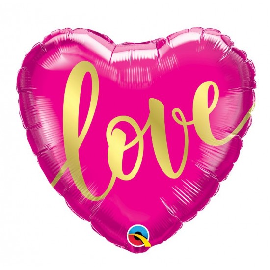 Μπαλόνι Foil 18” Φούξια Κάρδια Love Μπαλόνι Foil 18” Φούξια Κάρδια Love
