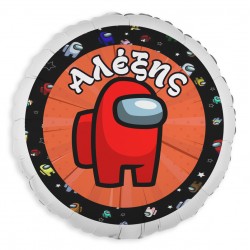 Μπαλόνι Foil 18″ή 9" Tυπωμένο – Among Us