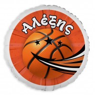 Μπαλόνι Foil 18" ή 9" Τυπωμένο – Μπάσκετ
