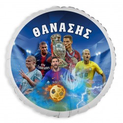 Μπαλόνι Foil 18″ή 9" Tυπωμένο – Ποδοσφαιριστές