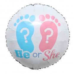 18” Μπαλόνι για Gender Reveal – He Or She