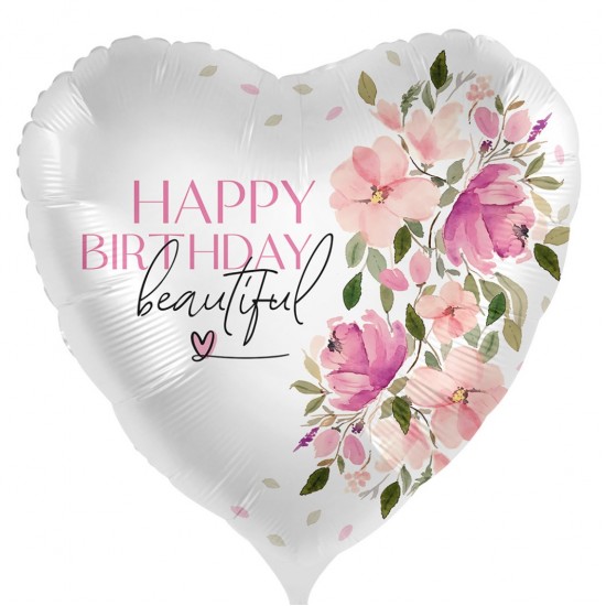 18” Μπαλόνι Happy Birthday Beautiful