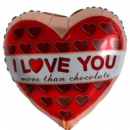18” Μπαλόνι Καρδιά – More than Chocolate