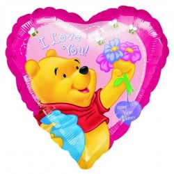 Μπαλόνι Foil 18″ Καρδιά Winnie the Pooh I Love You