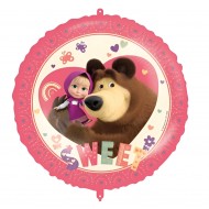 18” Μπαλόνι Μάσα και Αρκούδος sweet