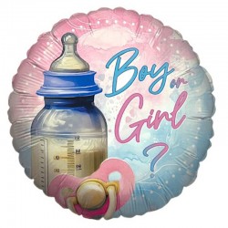 18” Μπαλόνι Στρογγυλό – Boy or Girl