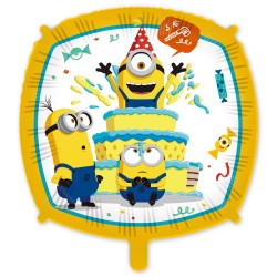 18” Μπαλόνι Τετράγωνο Minions