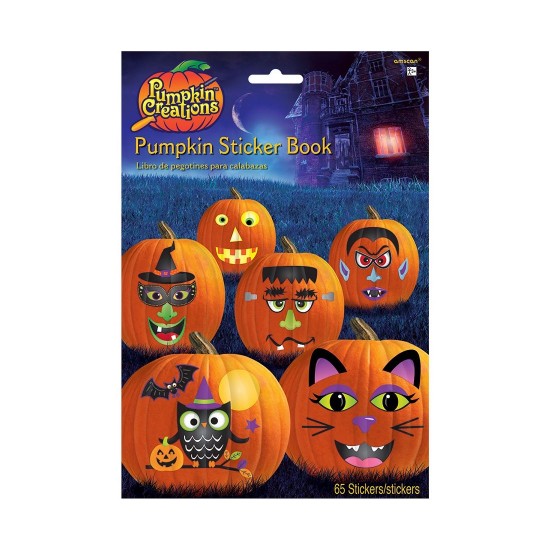 Αυτοκόλλητα Sticker Book Halloween Pumpkin / 65 τεμ - Κολοκύθες Αυτοκόλλητα Sticker Book Halloween Pumpkin / 65 τεμ - Κολοκύθες