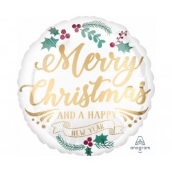 Μπαλόνι Foil 18" Satin Infused Christmas - Happy New Year