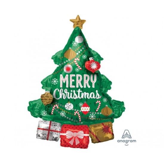 Μπαλόνι Foil 34" Christmas Tree Garland Μπαλόνι Foil 34" Christmas Tree Garland