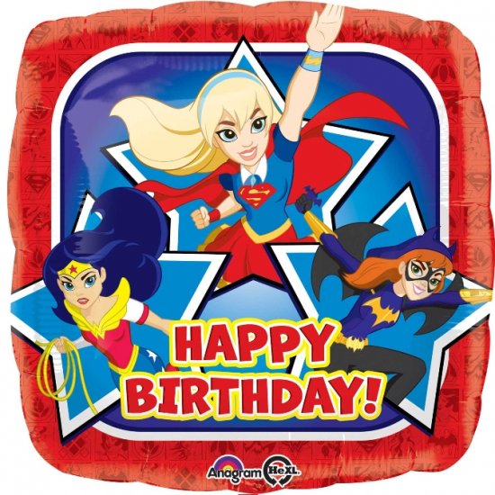 18″ Μπαλόνι Γενεθλίων DC Super Hero Girls 18″ Μπαλόνι Γενεθλίων DC Super Hero Girls